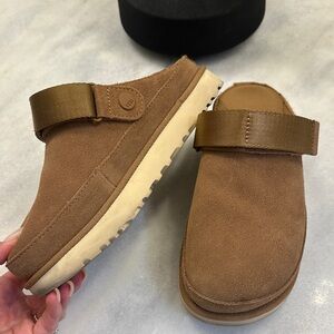 Ugg Brown Suede Slip-On Shoes